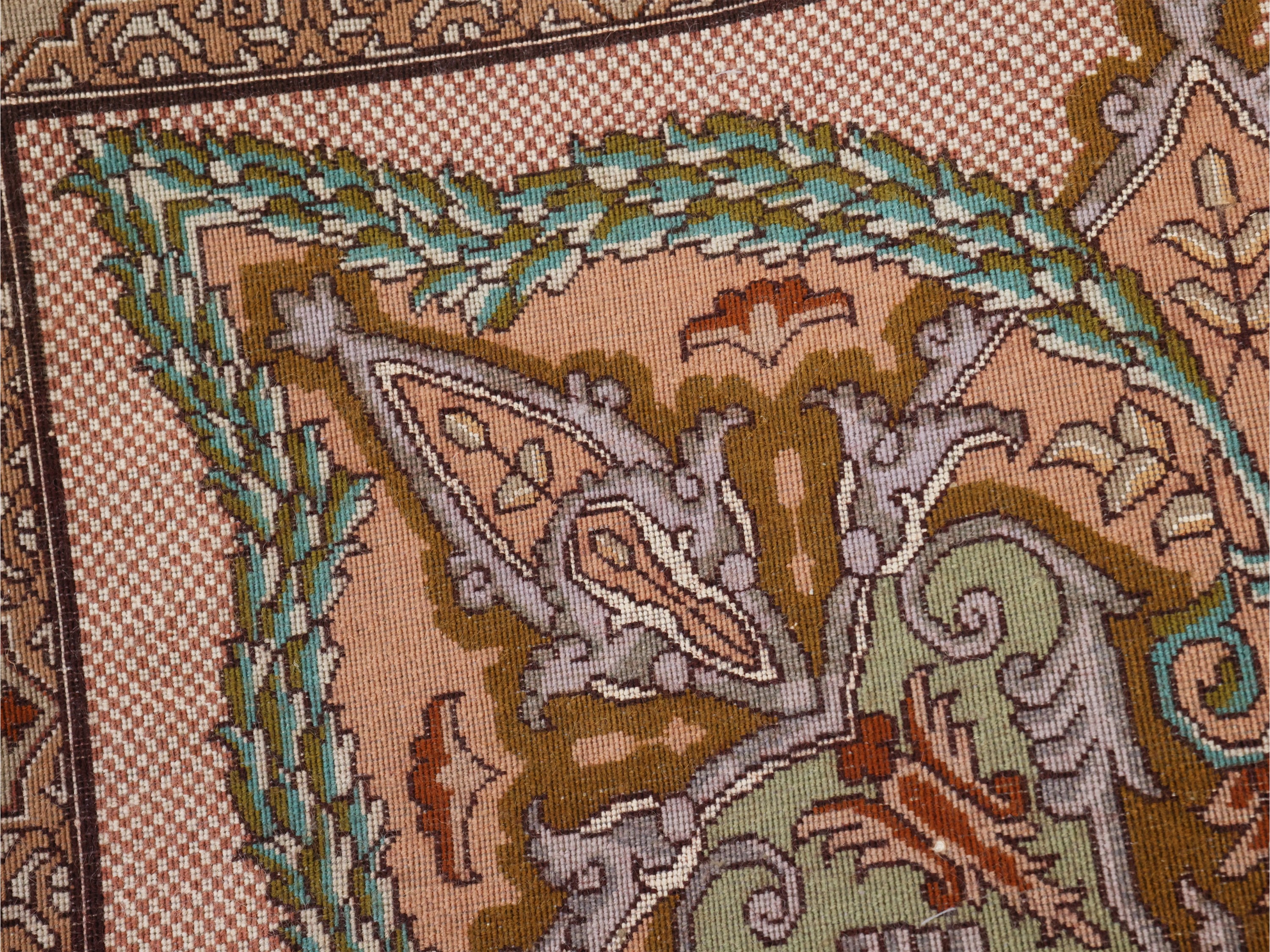 Tappeto persiano Tabriz, in seta, 300x180 cm