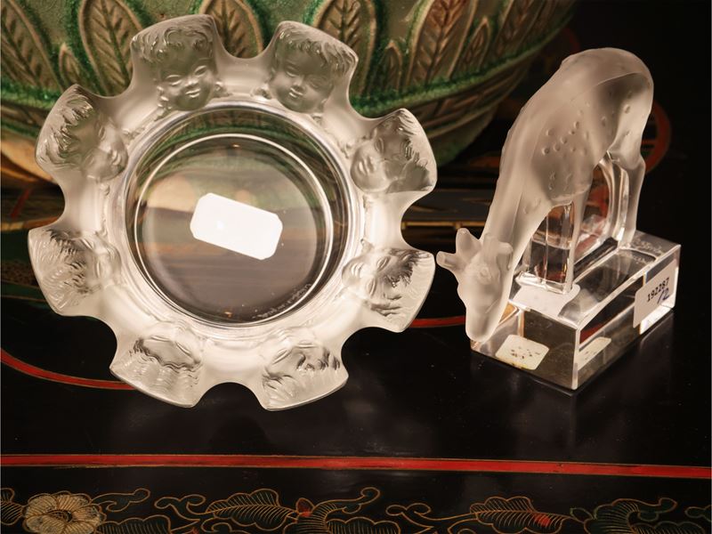 Lalique, Coppa San Nicolas in vetro decorato