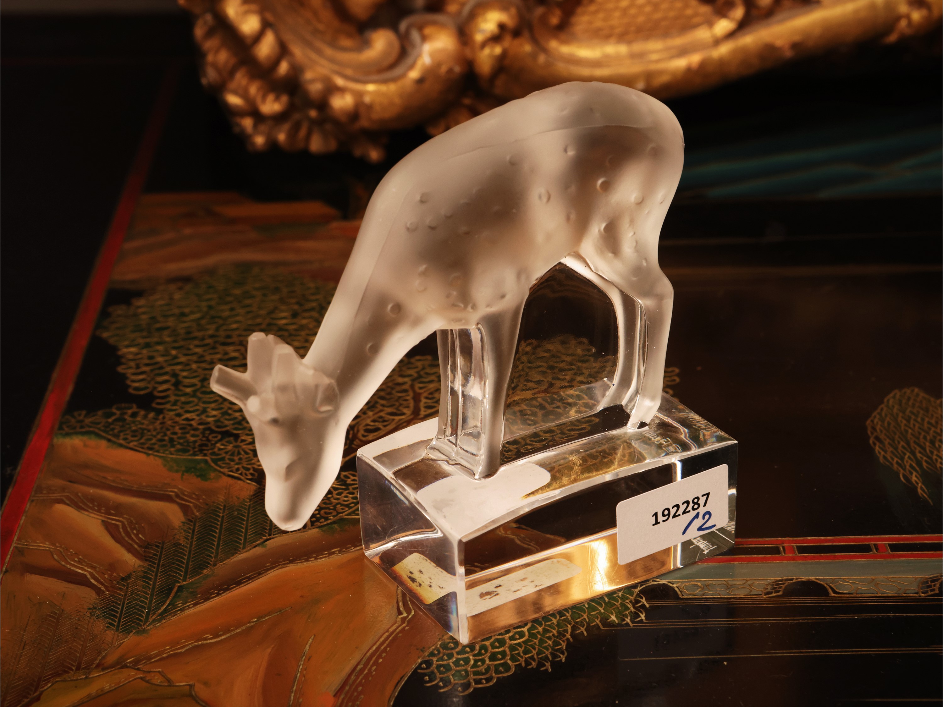 Lalique, Coppa San Nicolas in vetro decorato