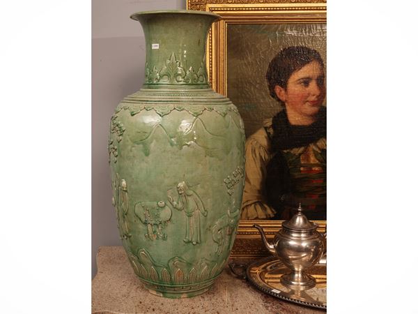 Grande vaso in porcellana di Celadon