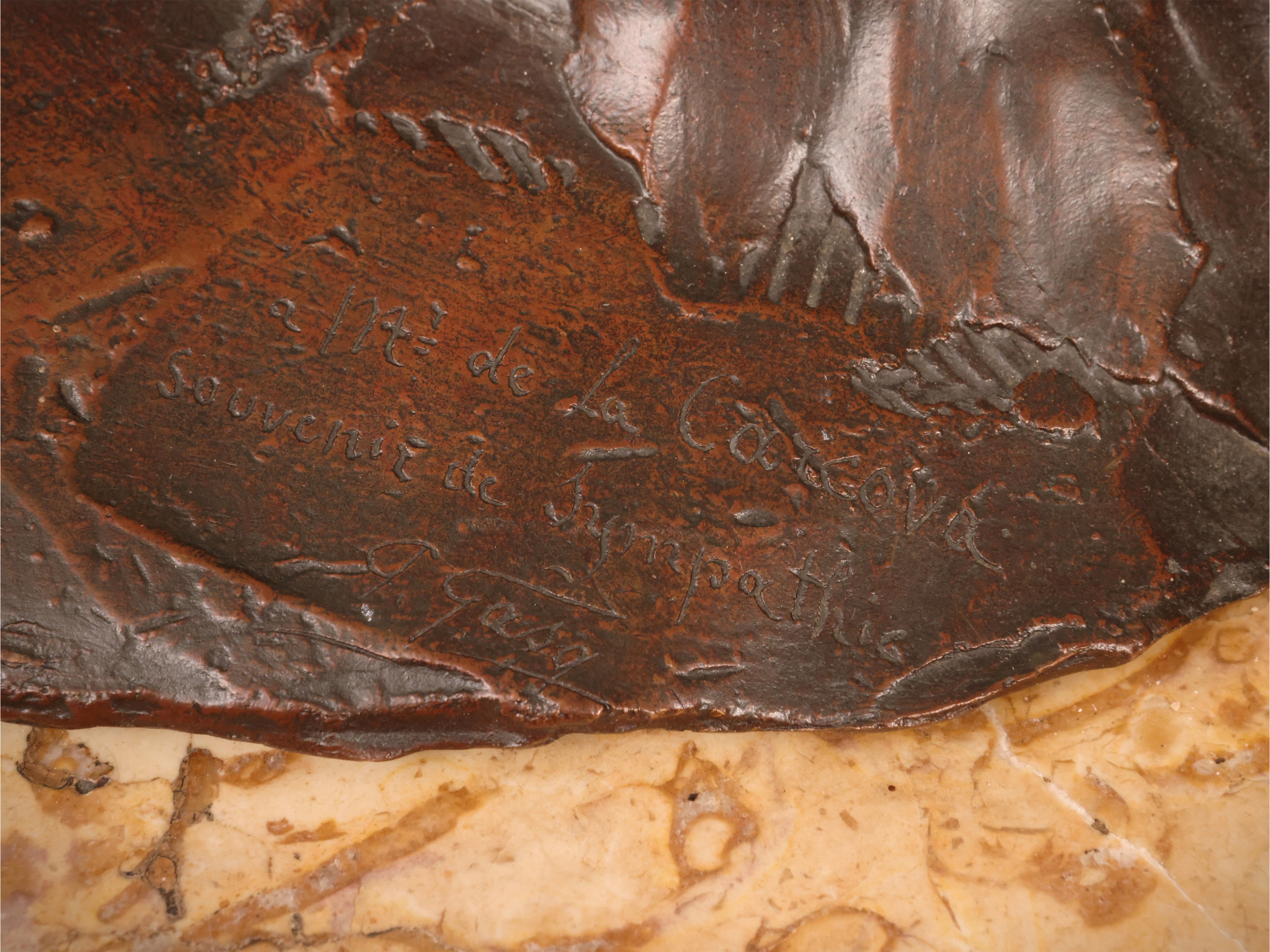 Gruppo scultoreo in bronzo, nudo femminile disteso (inizio XX secolo)