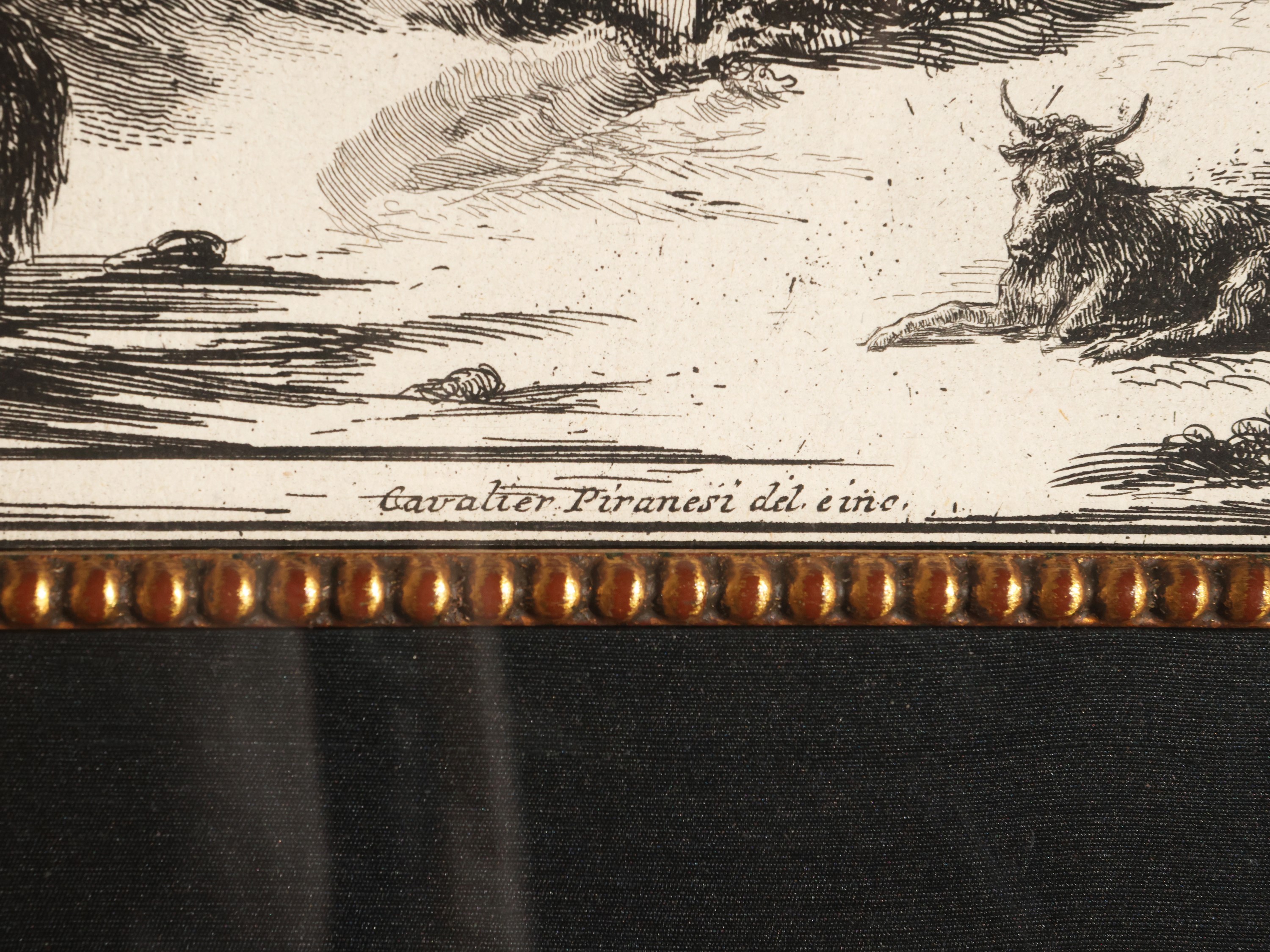 Giovanni Battista Piranesi - Tempio detto volgarmente di Giano, acquaforte