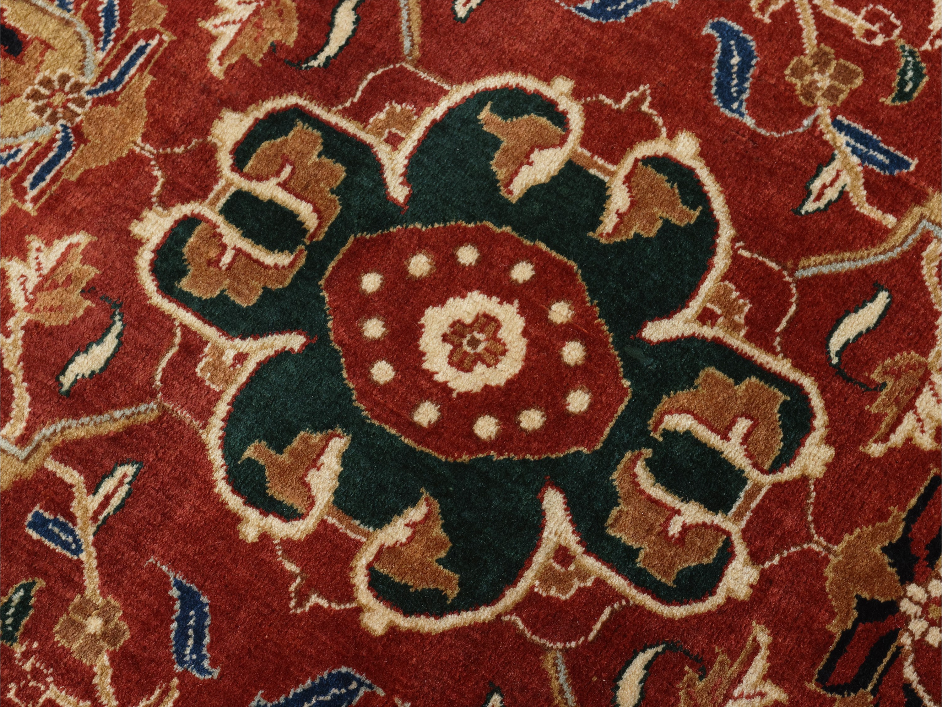 Tappeto persiano da galleria, seta, 443x110 cm