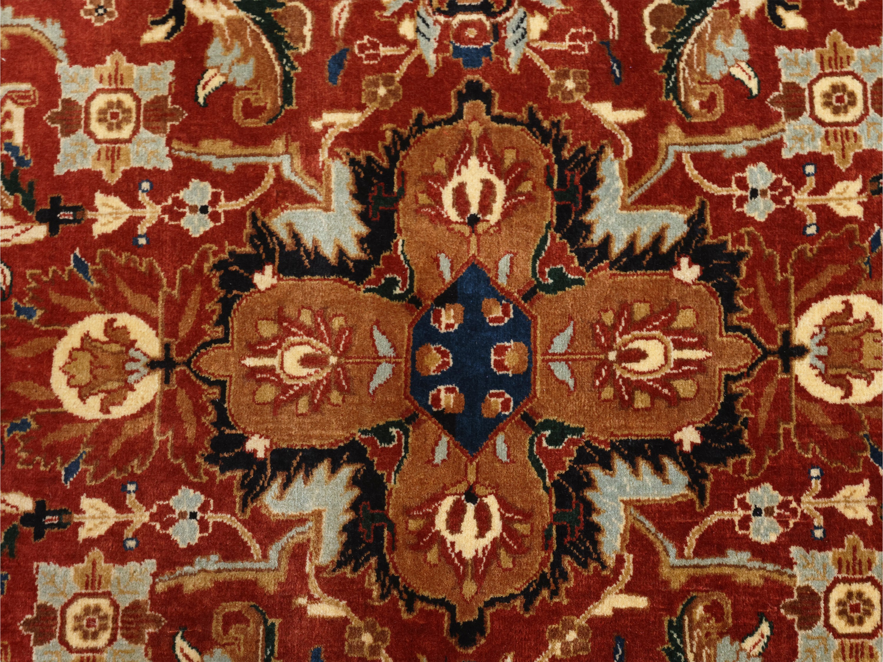 Tappeto persiano da galleria, seta, 443x110 cm
