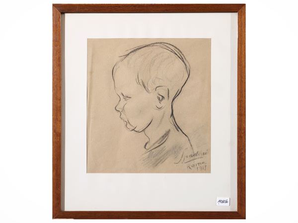Profilo di fanciullo 1917