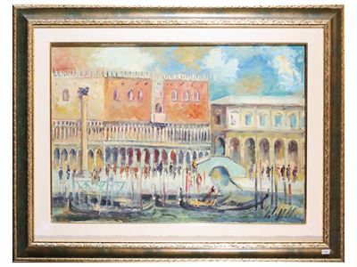 Venezia, olio su tela