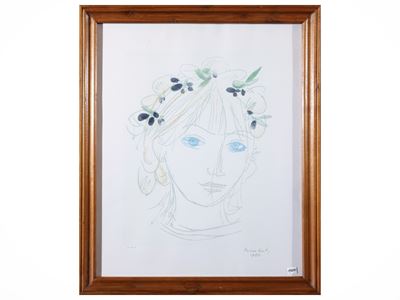 Volto di Venere, litografia (1983)