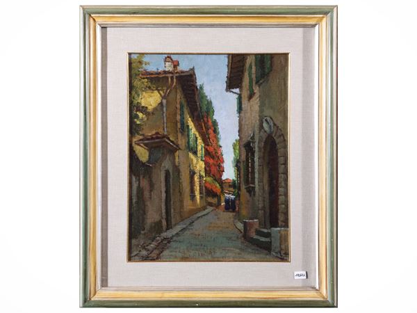 Scorcio di strade con suorine