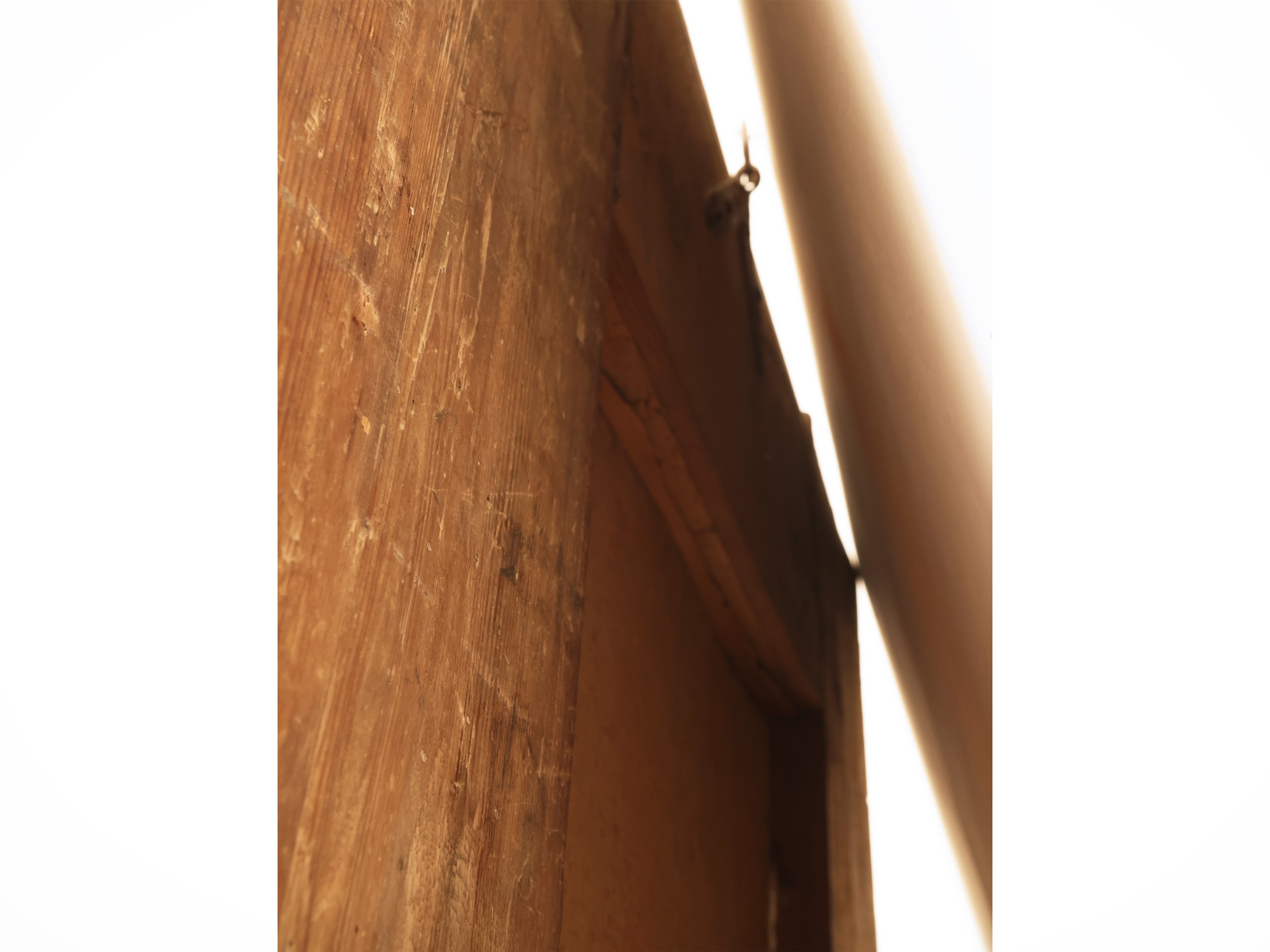 Grande cornice alla fiamminga in legno ebanizzato, modanature policrome a lumeggiature dorate (XI...