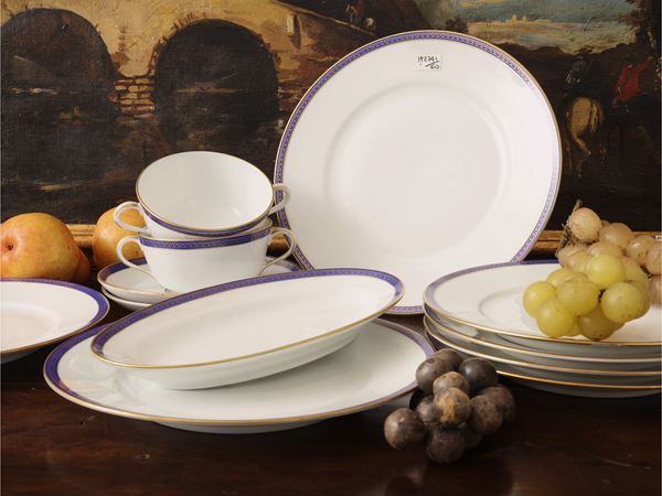 Set da tavola in porcellana, Richard Ginori