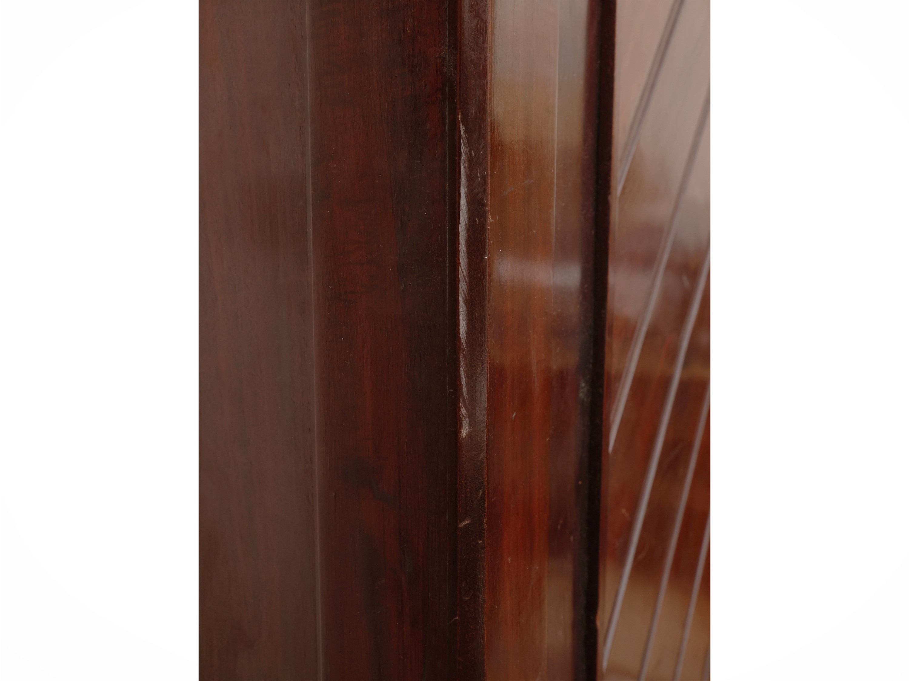 Armadio guardaroba in satinwood, fine XIX/inizio XX secolo