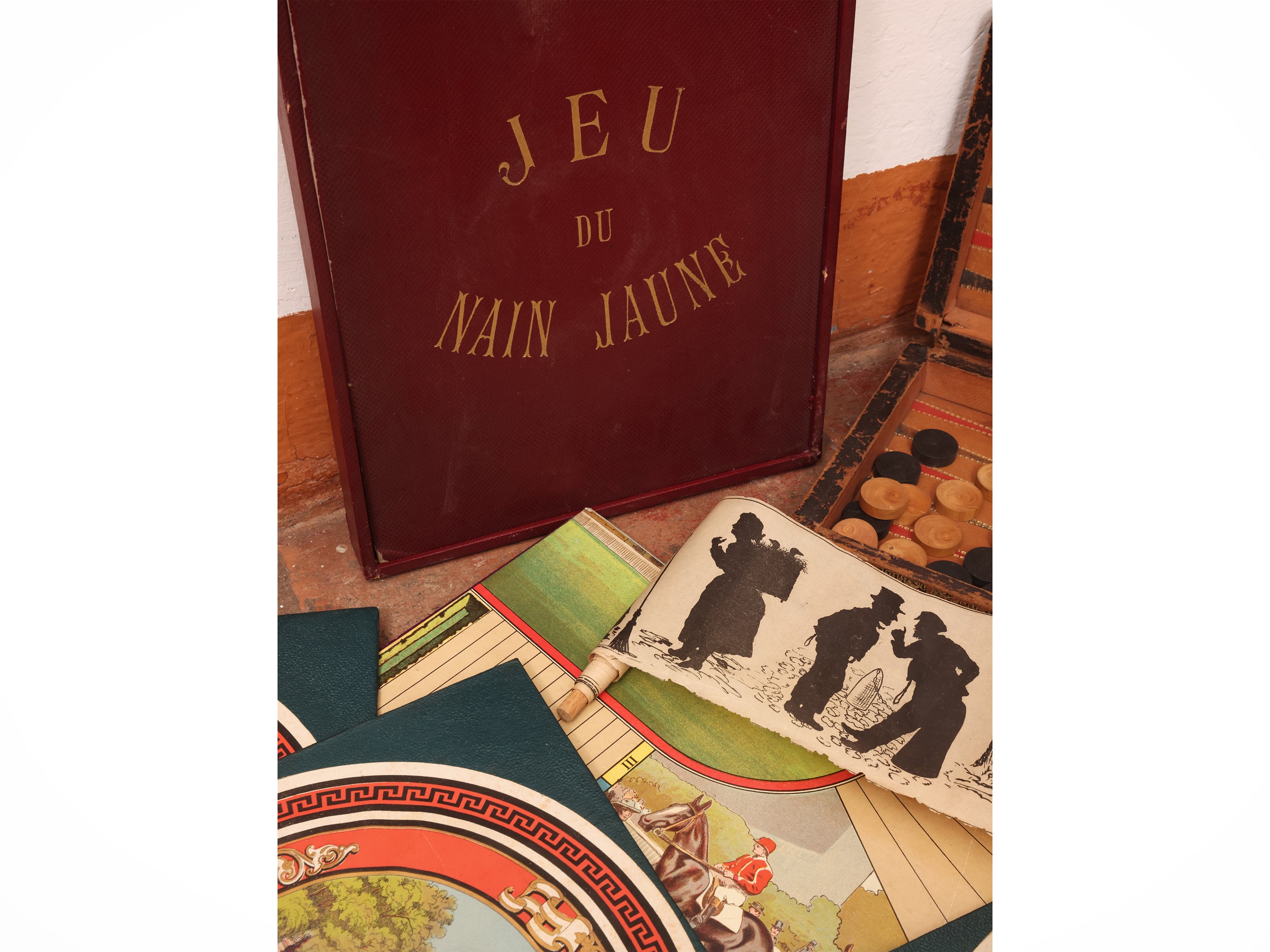 Raccolta di giochi d’epoca e accessori, XIX/XX secolo