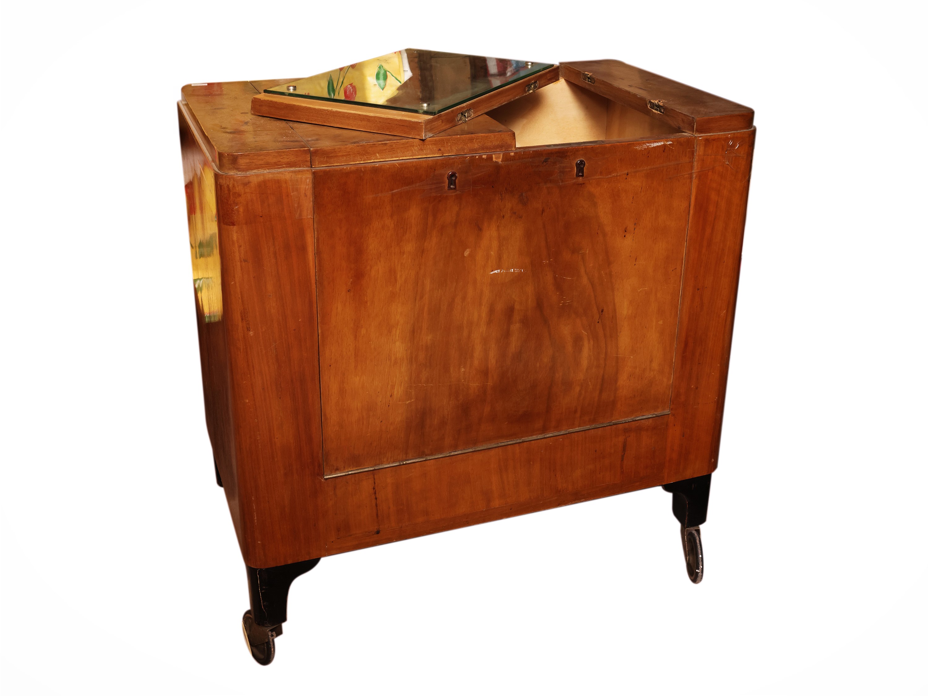 Mobile bar in stile Art Déco, inizio XX secolo