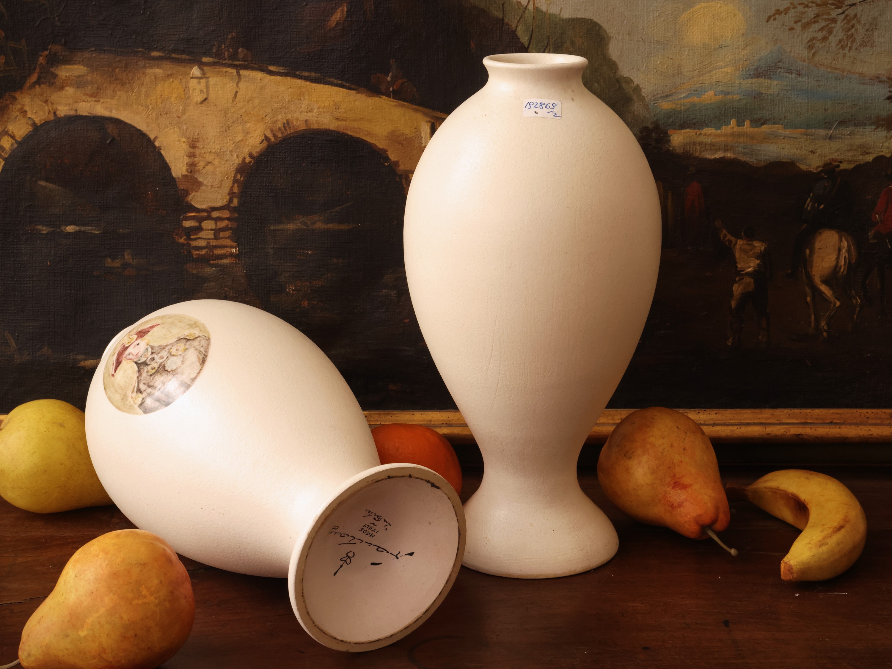 Marcello Fantoni - Coppia di vasi in ceramica, anni Sessanta
