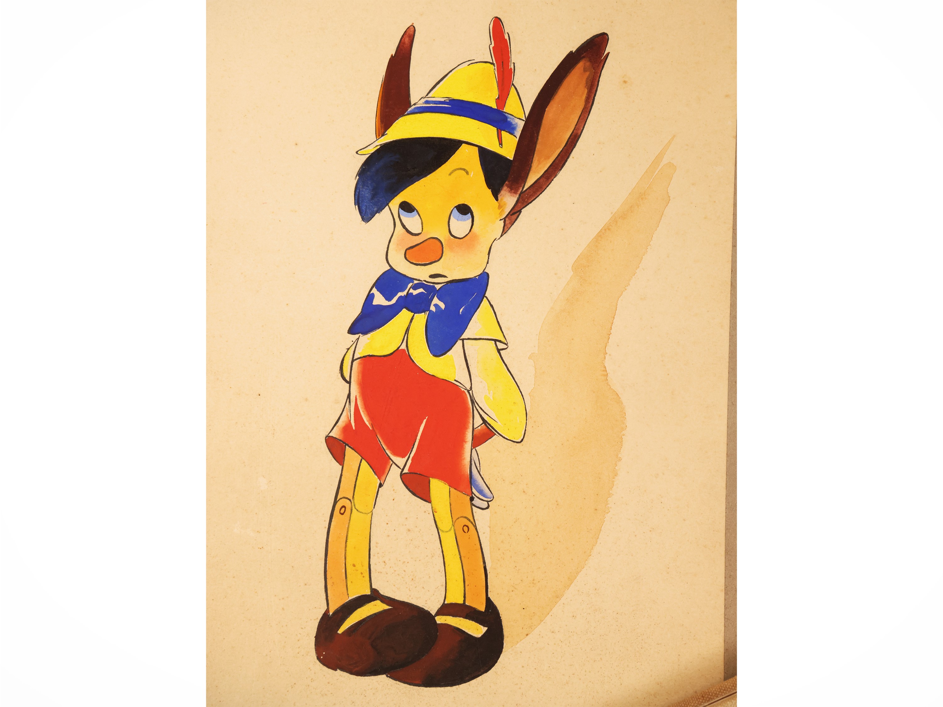 Fabio Mauro e Enrico Krasnik - Bozzetti per Pinocchio burattino e Pinocchio ciuchino (1940)