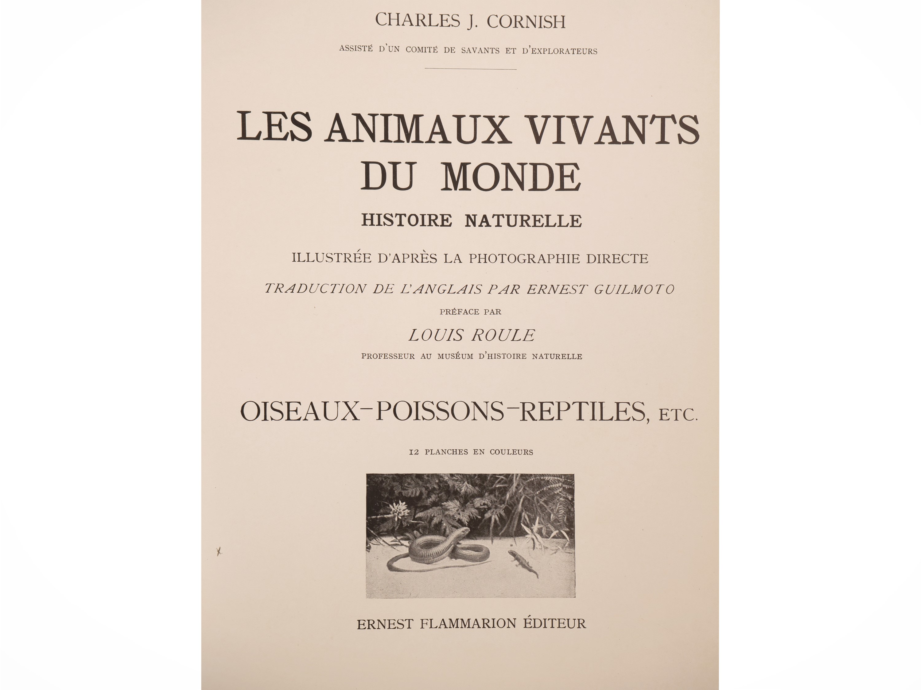 Libri illustrati su animali, tre raccolte in più volumi (XIX–XX secolo)