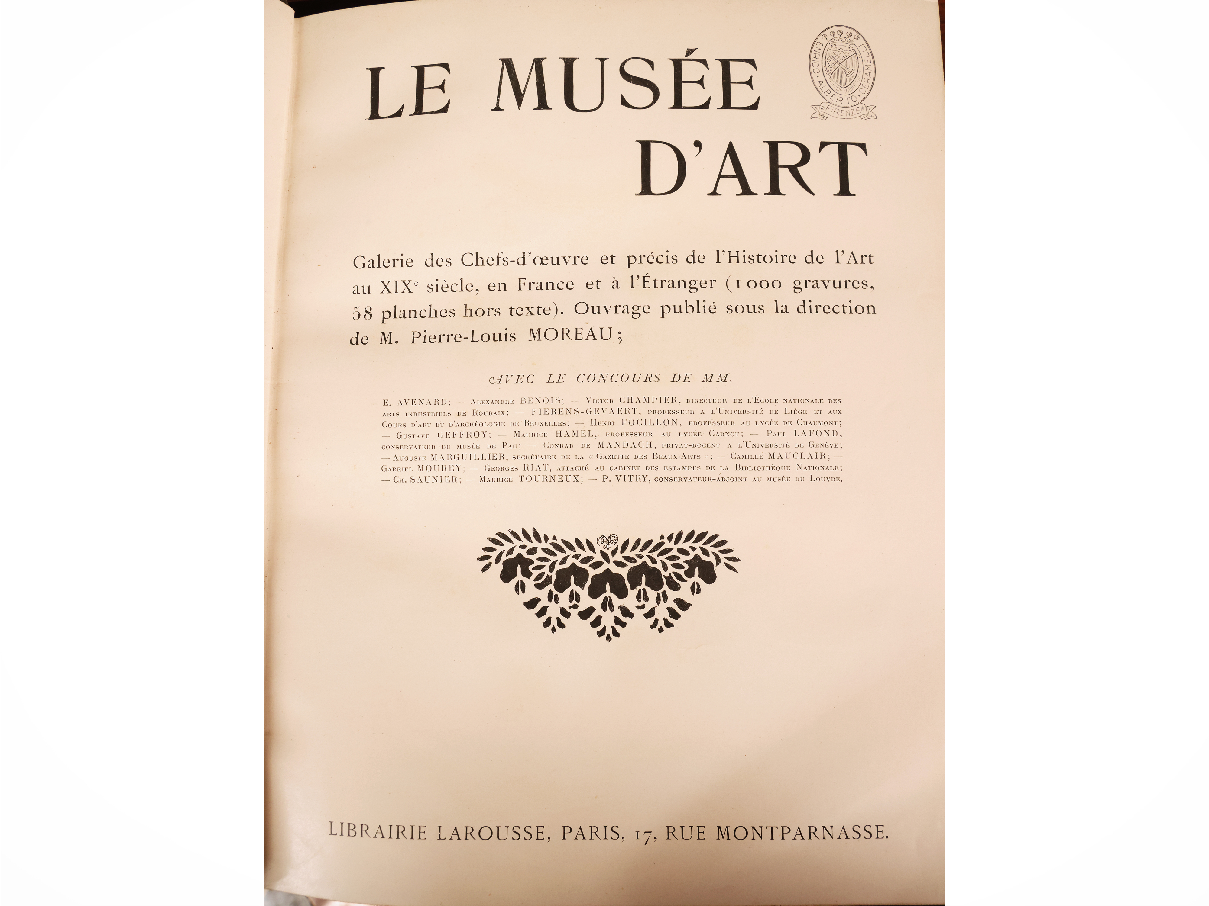Nouveau Larousse Illustré, sette volumi e supplemento (XIX/XX secolo)