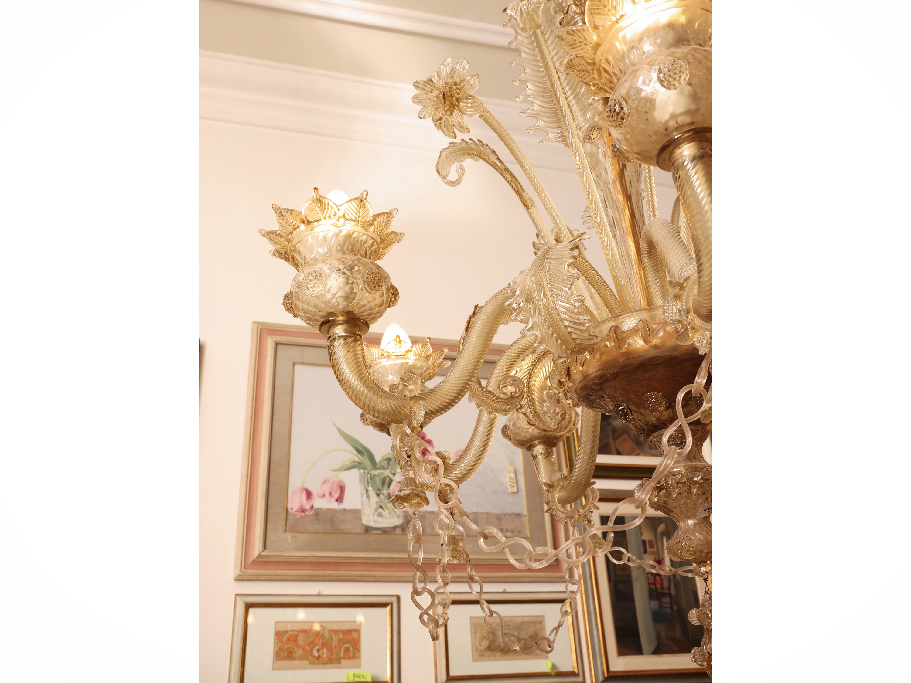 Lumiera in vetro di Murano, XX secolo