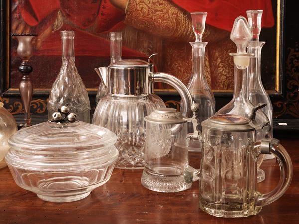 A collection of curiosities in glass