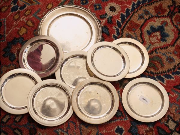 Twelve silver bread plates  - Auction Florentine Residences - Maison Bibelot - Casa d'Aste Firenze - Milano