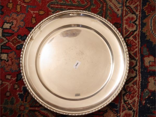 San Marco Round Silver Tray