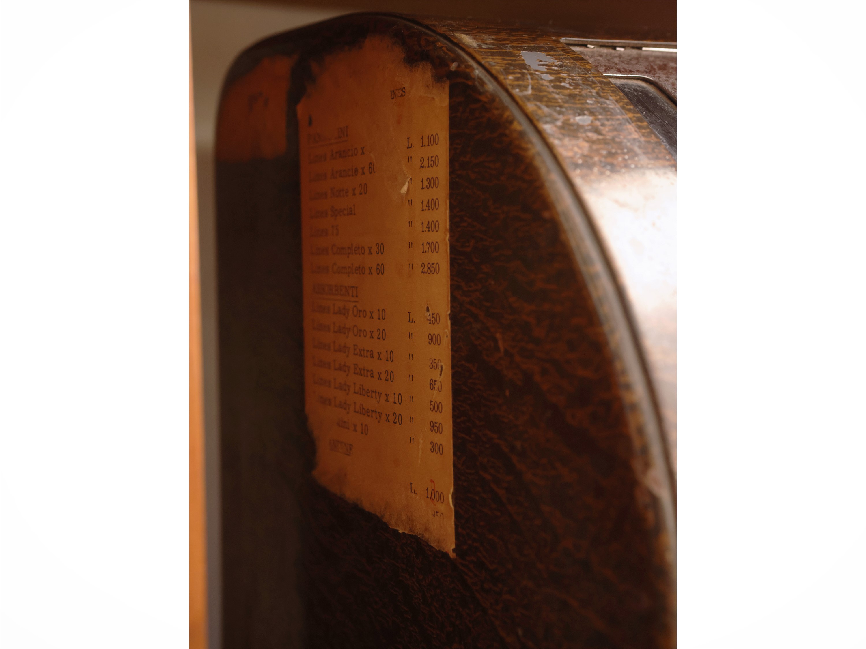 Registratore di cassa d’epoca, RIV (Vilar Perosa)