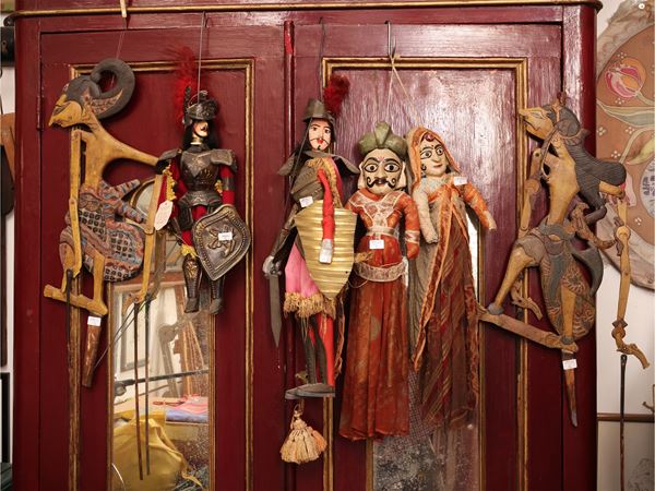 Set of marionettes