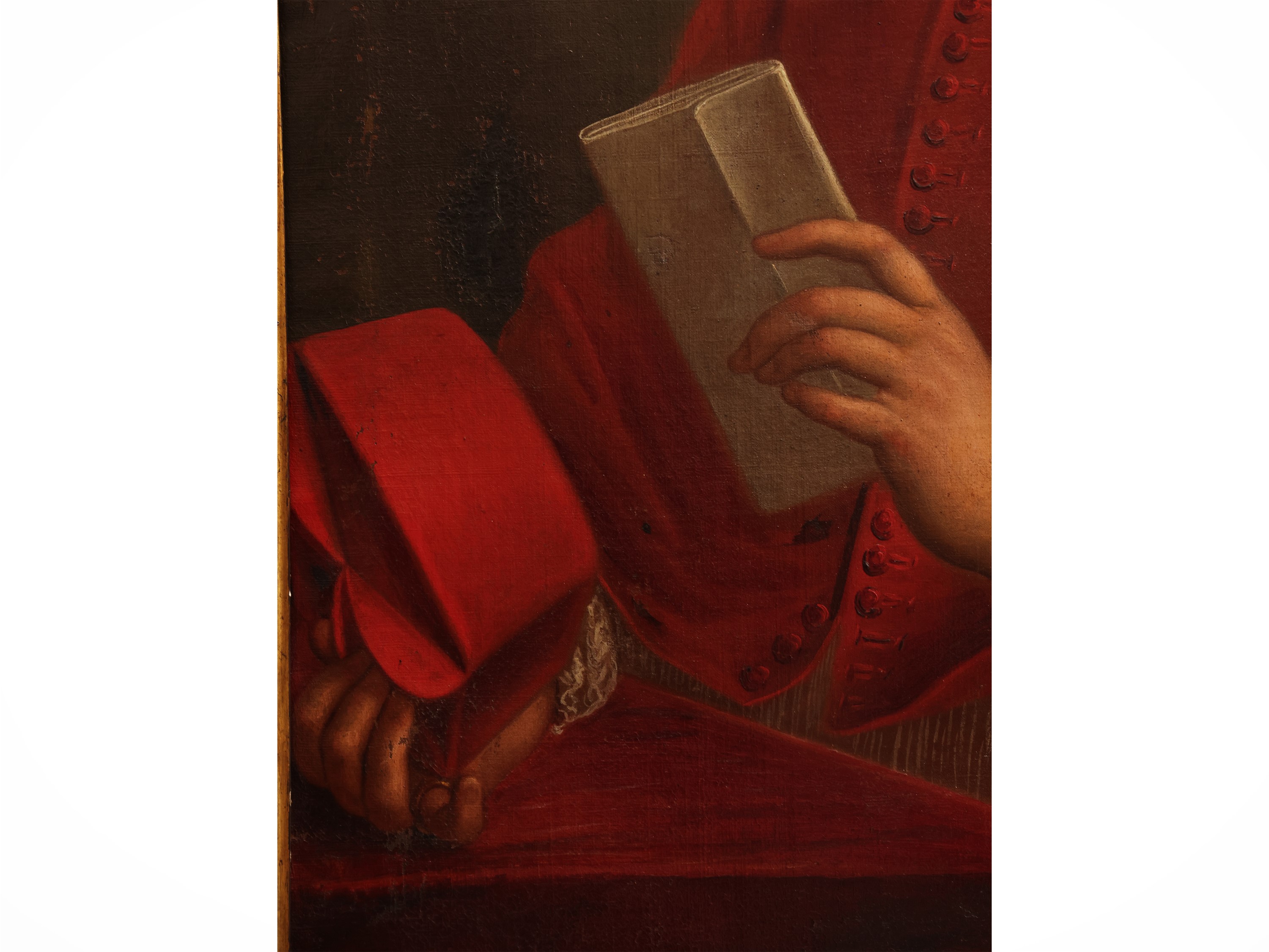 Scuola Romana del XVIII Secolo - Ritratto del cardinale Alessandro Albani