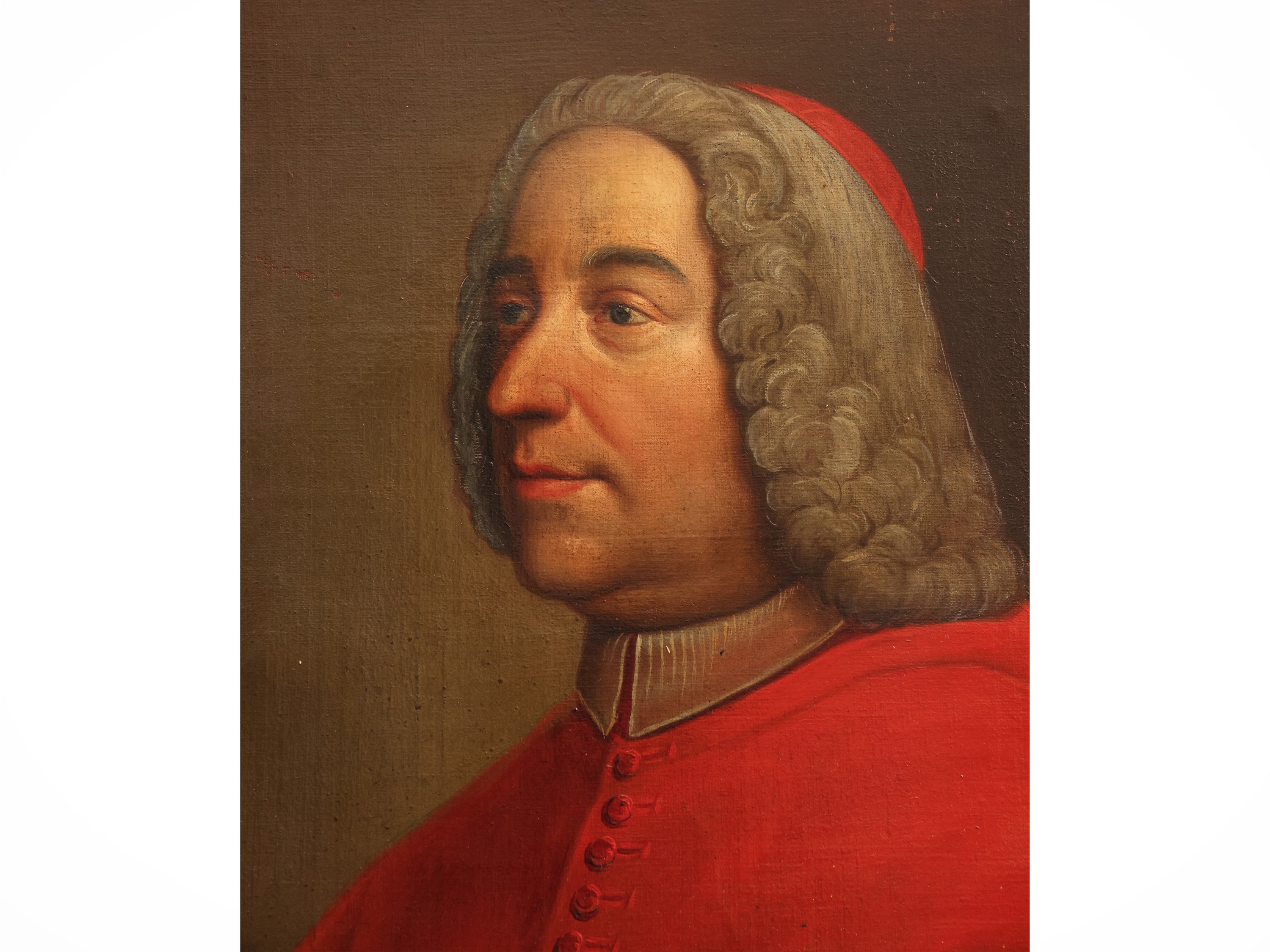 Scuola Romana del XVIII Secolo - Ritratto del cardinale Alessandro Albani