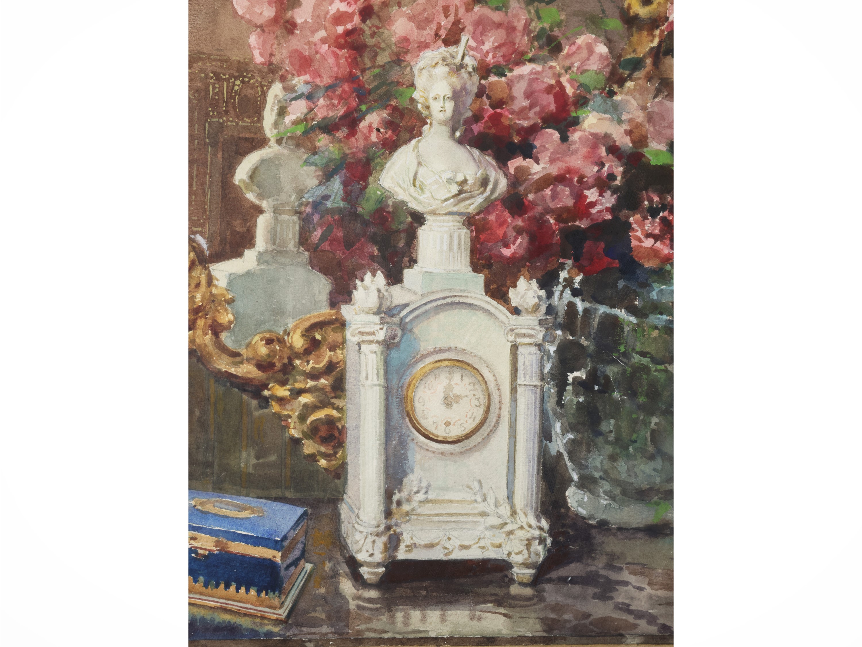 Guido Dolci - Natura morta in un interno