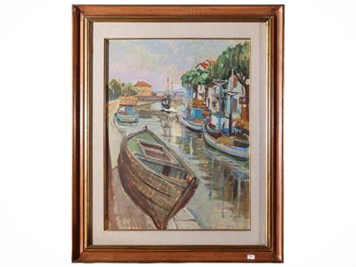 Vedute parigine e Veduta di canale