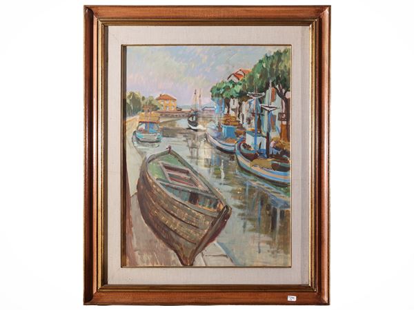 Vedute parigine e Veduta di canale