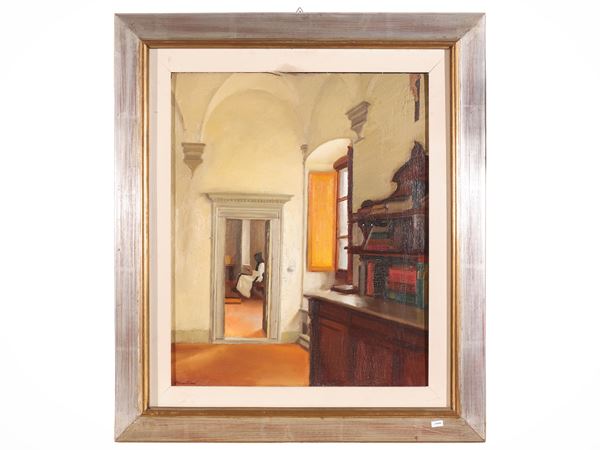 The sacristy of the Chapel of San Giuseppe at the Certosa di Firenze 1978
