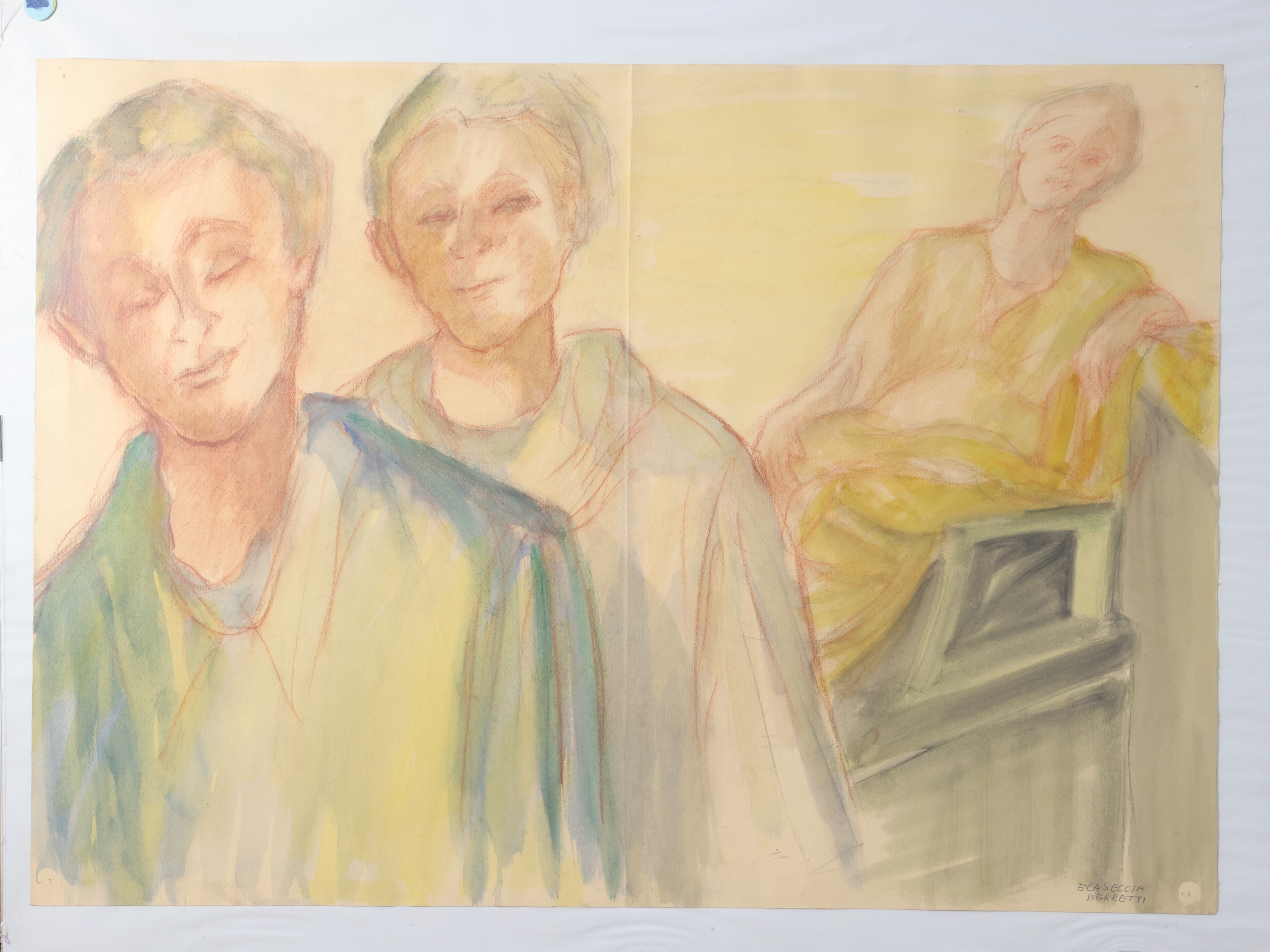Ela Seccia Berretti - Paesaggi e figure, miscellanea di dipinti, studi, disegni e bozzetti