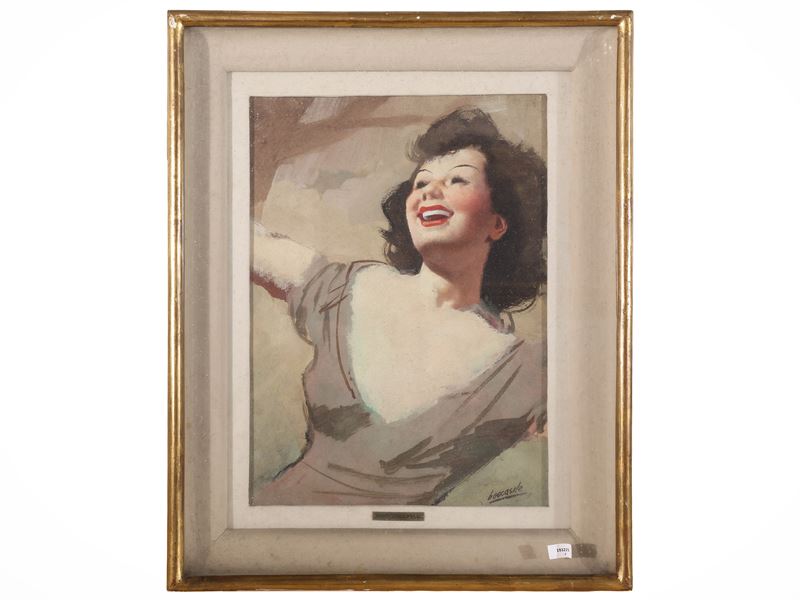 Gino Boccasile - Ritratto femminile