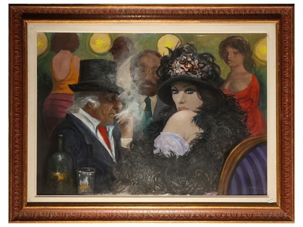 Fausto Maria Liberatore - People in the café