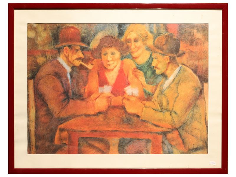 Remo Squillantini - Giocatori di carte