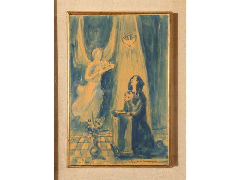 Silvio Polloni - Annunciazione e Crocifissione