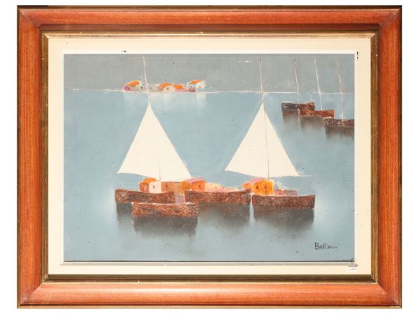 Boats at sea