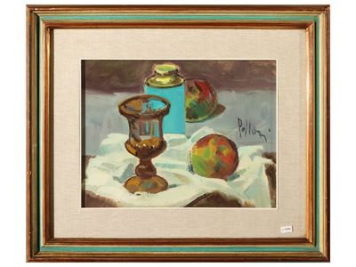 Natura morta (1968), olio su tela