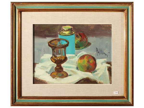 Silvio Polloni : Natura morta 1968  - Asta Toscana d'autore - Maison Bibelot - Casa d'Aste Firenze - Milano