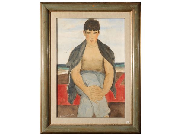 Nino Tirinnanzi - Boy by the Sea, 1966