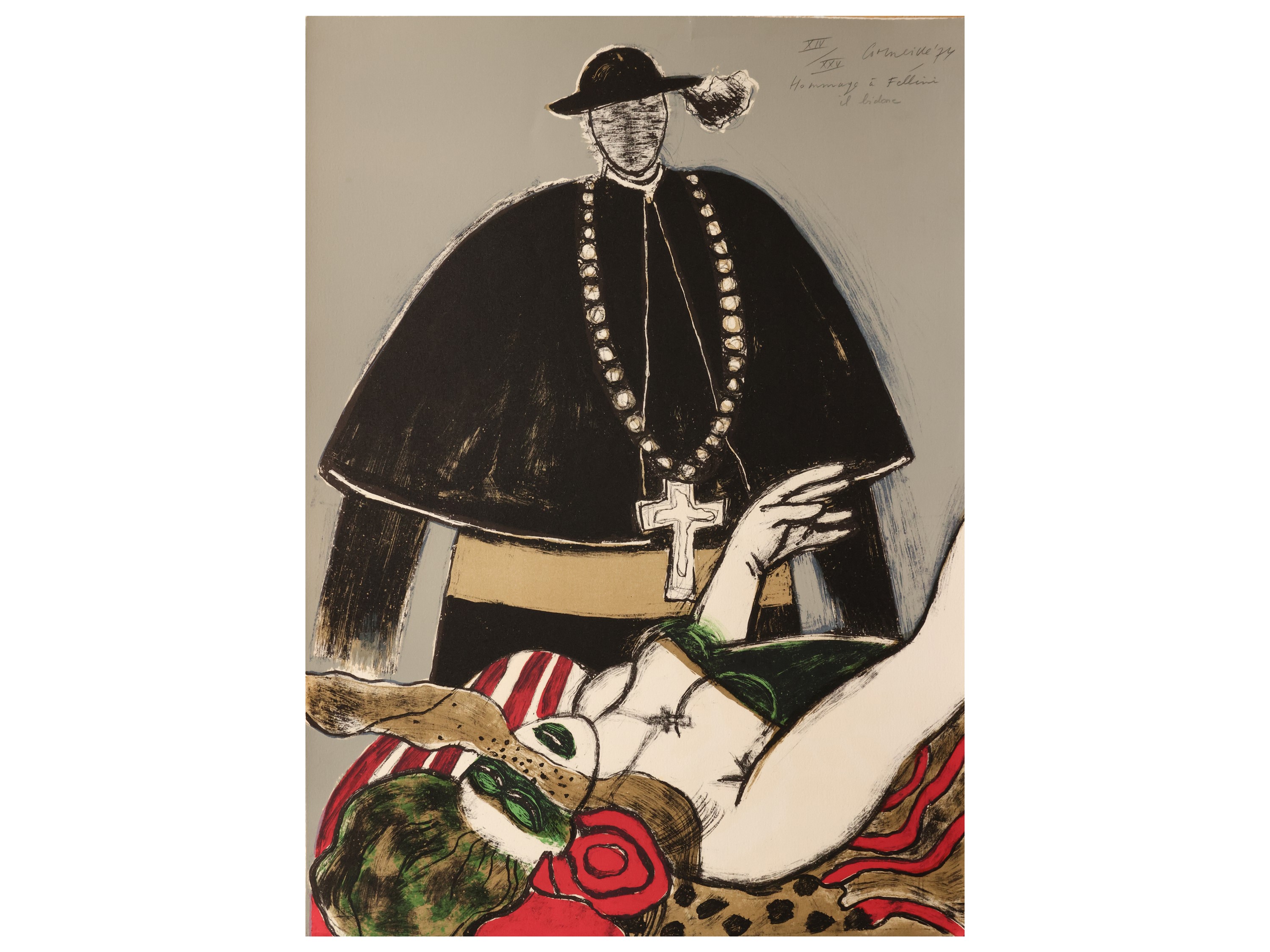 Renato Guttuso, Omaggio a Fellini