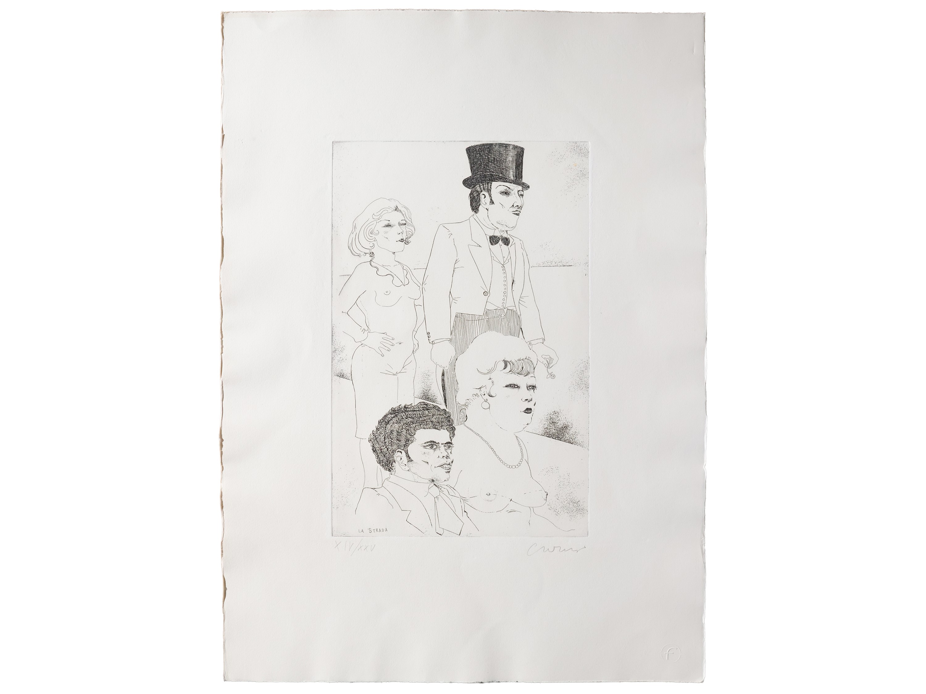 Renato Guttuso, Omaggio a Fellini