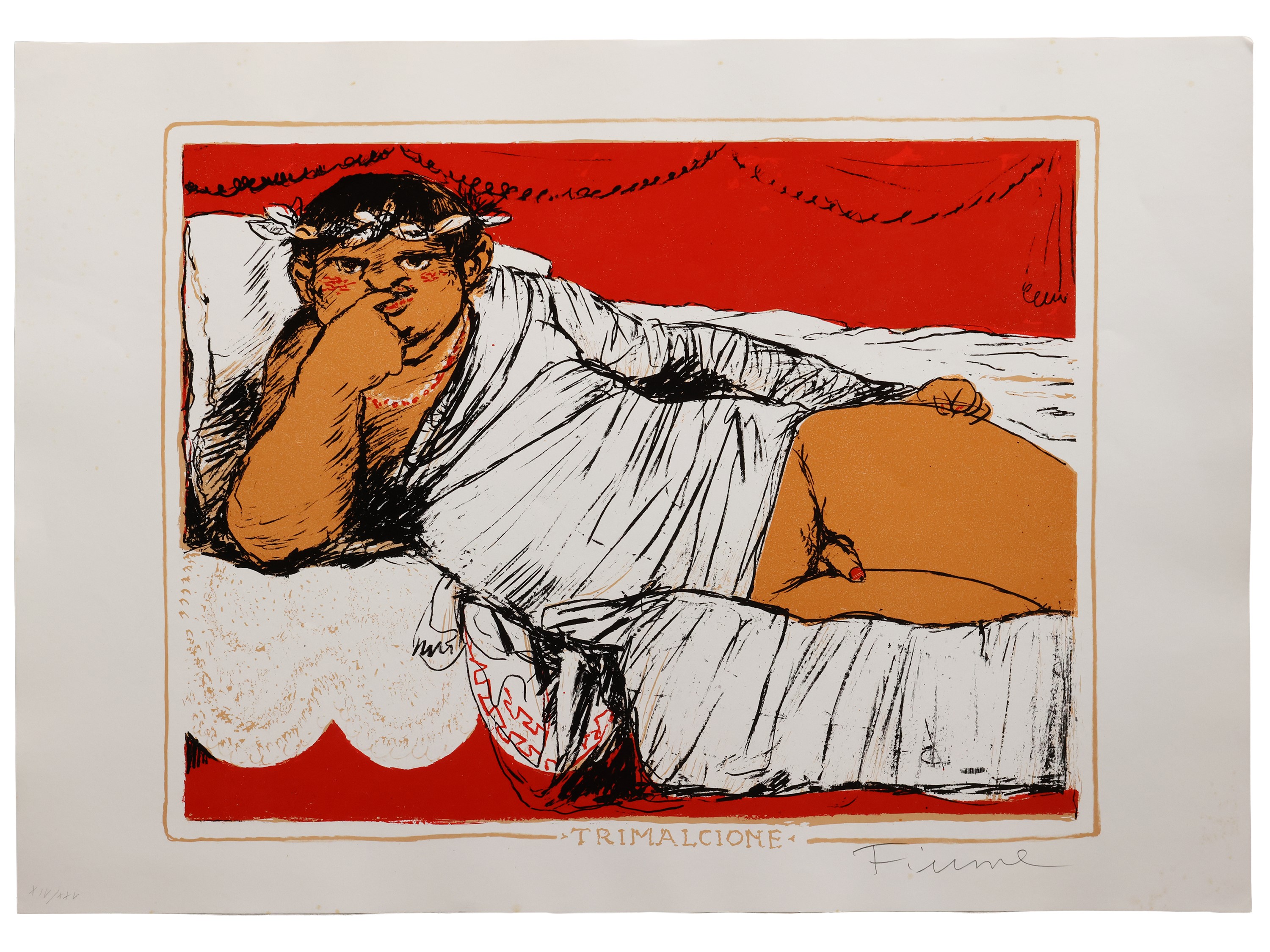 Renato Guttuso, Omaggio a Fellini