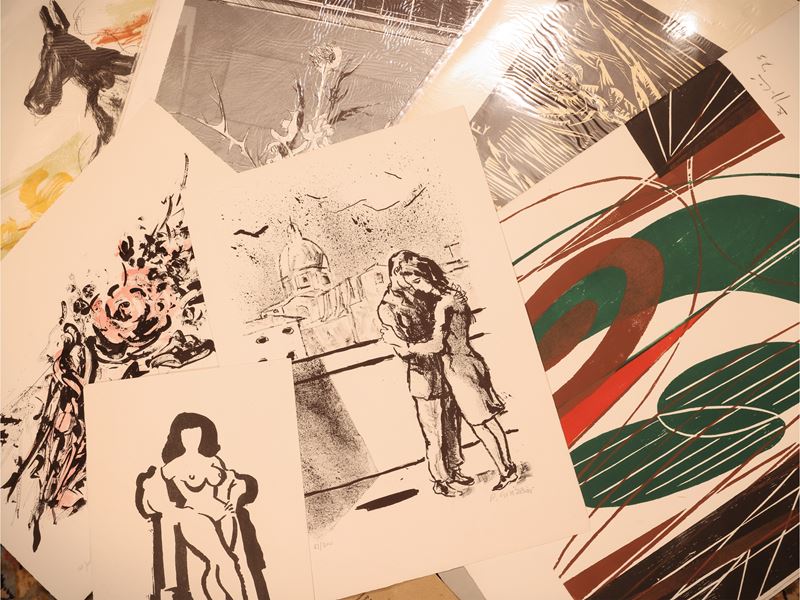 Miscellanea di grafica del XX secolo, litografie, stampe ed incisioni