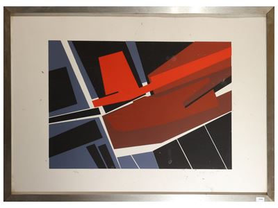 Senza titolo (1970), serigrafia firmata e datata, ed. 13/70