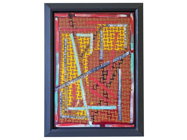 Alireza Bahrani : Senza titolo, 1992  (XX secolo)  - Asta Una villa a Firenze - Maison Bibelot - Casa d'Aste Firenze - Milano