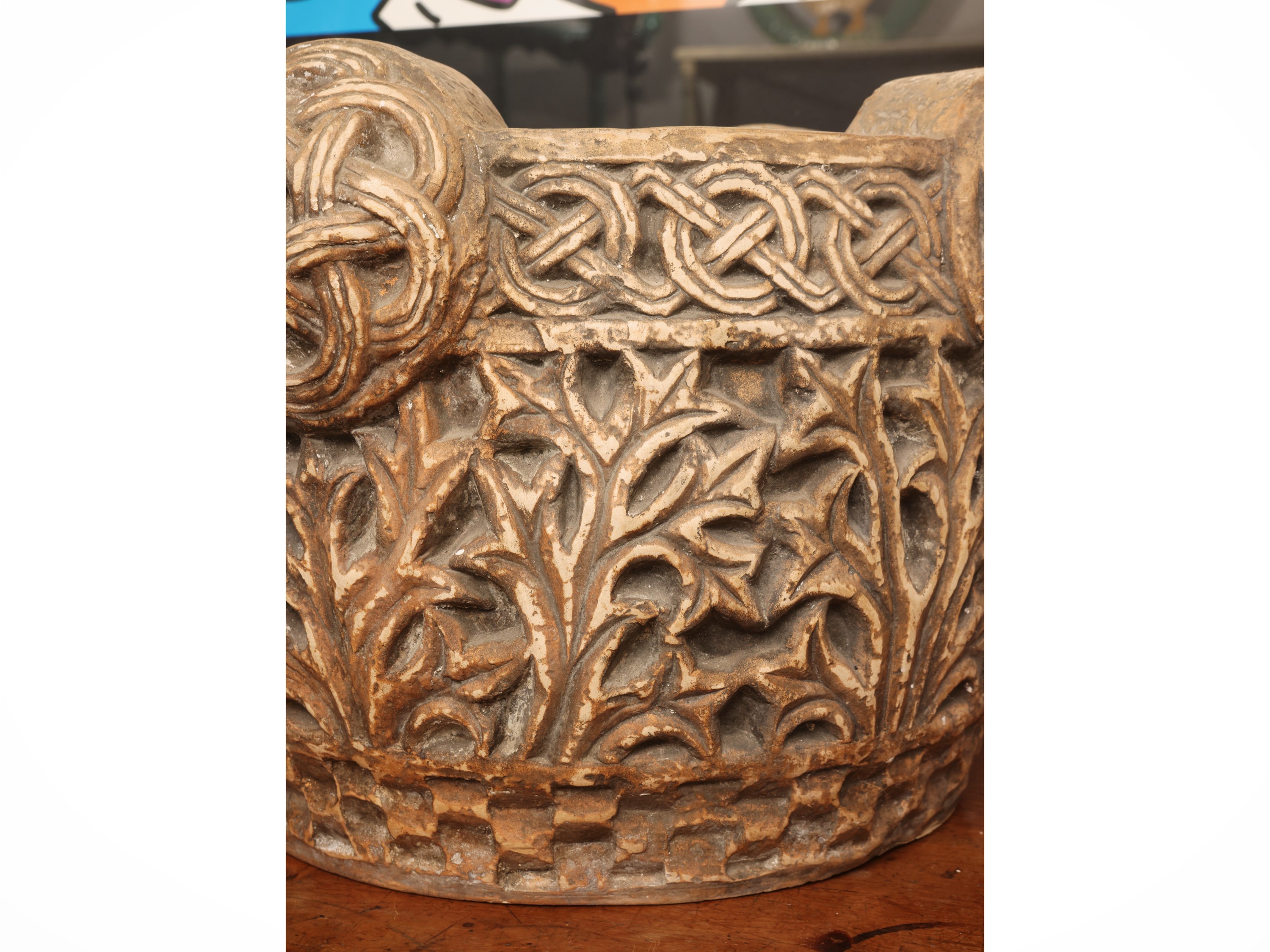Dini e Cellai, Vaso in terracotta in stile islamico decorato con arabeschi, anni Venti