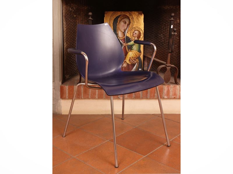 Vico Magistretti per Kartell, Coppia di sedie Maui